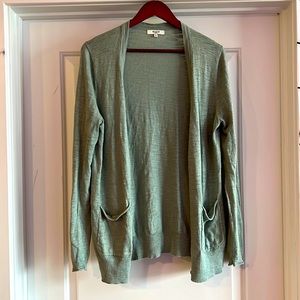 Madewell Mint Green Cardigan, Size L